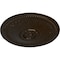 Ekena Millwork Bailey Ceiling Medallion (Fits Canopies up to 4"), Hand-Painted Bronze, 18 1/8"OD x 3/4"P CM19BIBZS - alternate 2